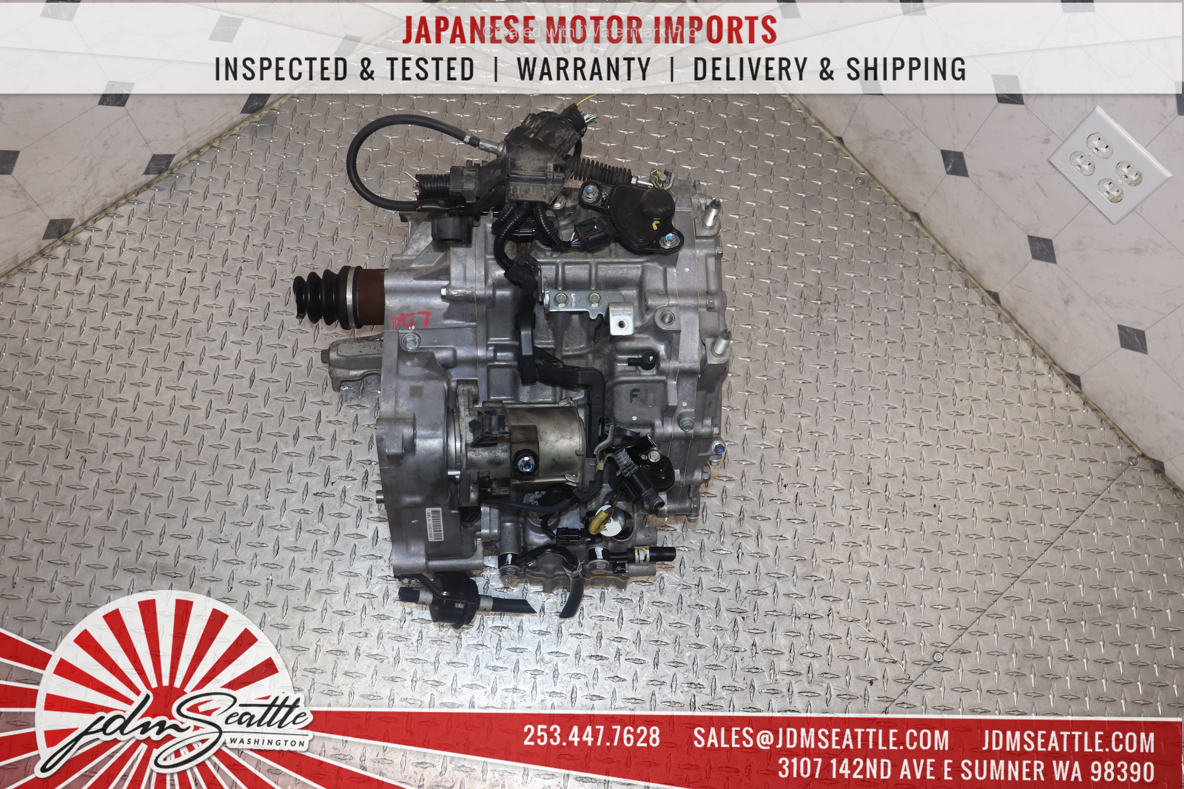 JDM 10-11 Honda Insight Hybrid CVT Automatic Transmission LDA MF6 - Compatible with 2010-2011 Honda Insight Models - Perfect for Smooth Gear Shifting & Fuel Efficiency