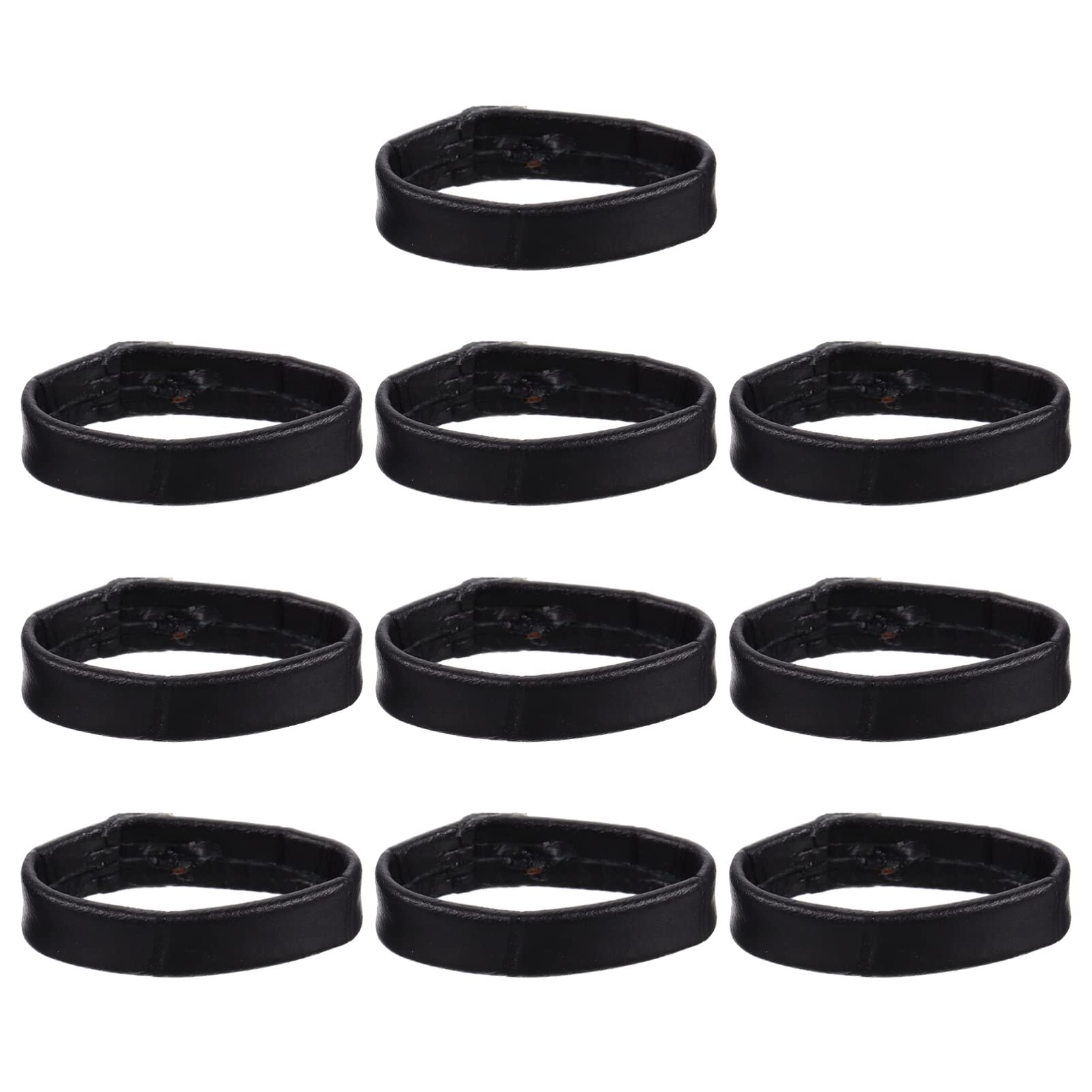 18mm Leather Watch Band Holder - 10pcs Watch Strap Retainers & Fastener Rings for Watch Accessories Replacement | Perfect for Watch Repair, Storage & Organization