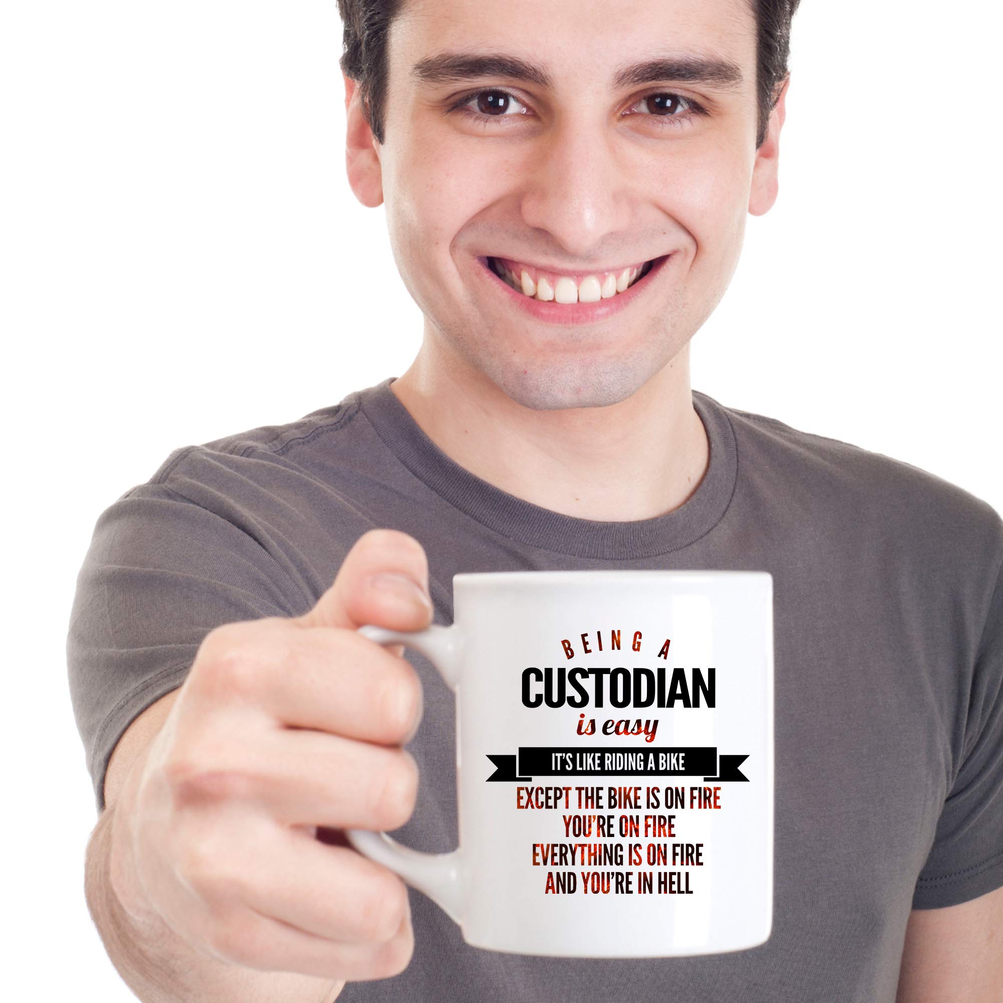 Funny Custodian Coffee Mug 11 oz - 