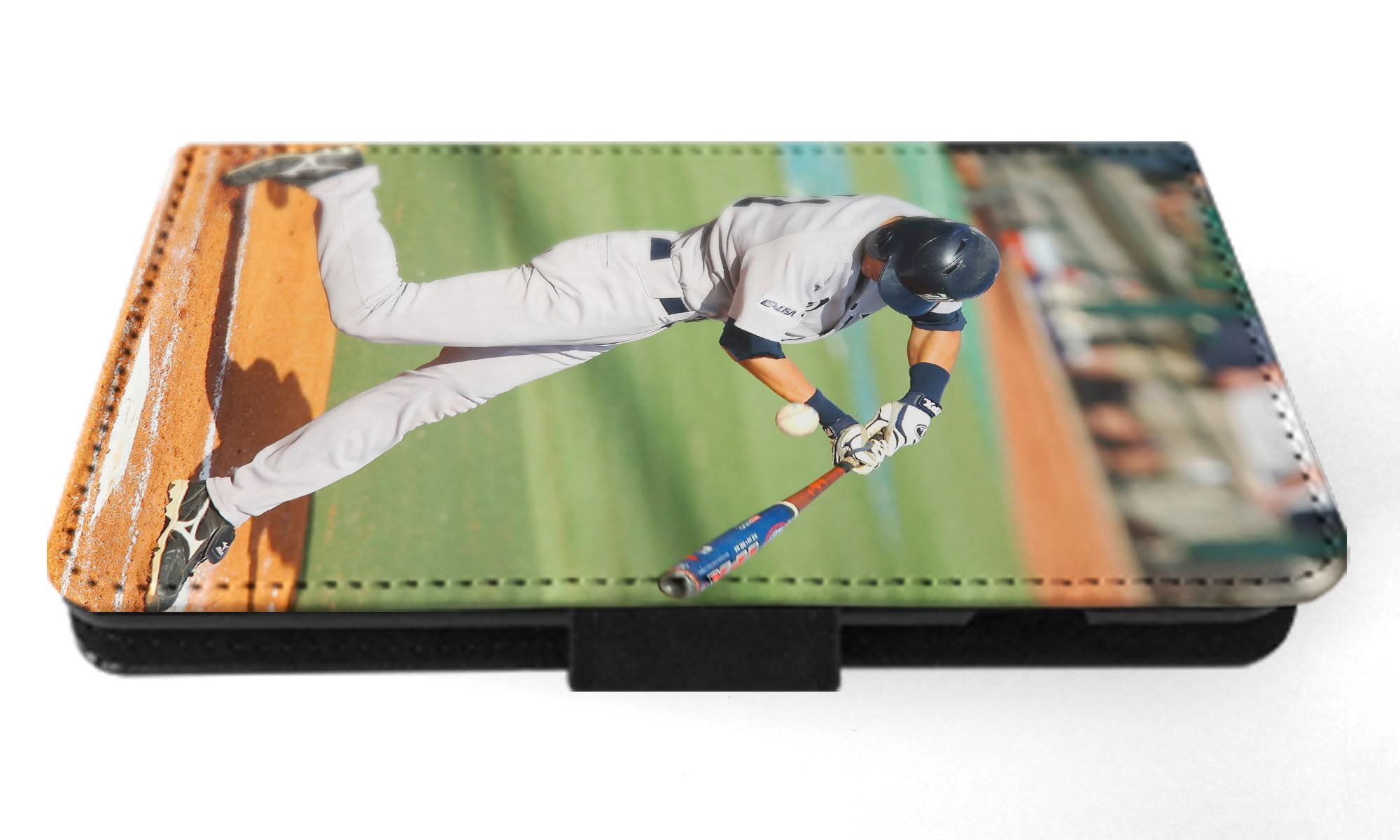 Foxercases Flip Wallet Case for Samsung Galaxy S23+ - Baseball Batting Design, Perfect for Sports & Daily Use