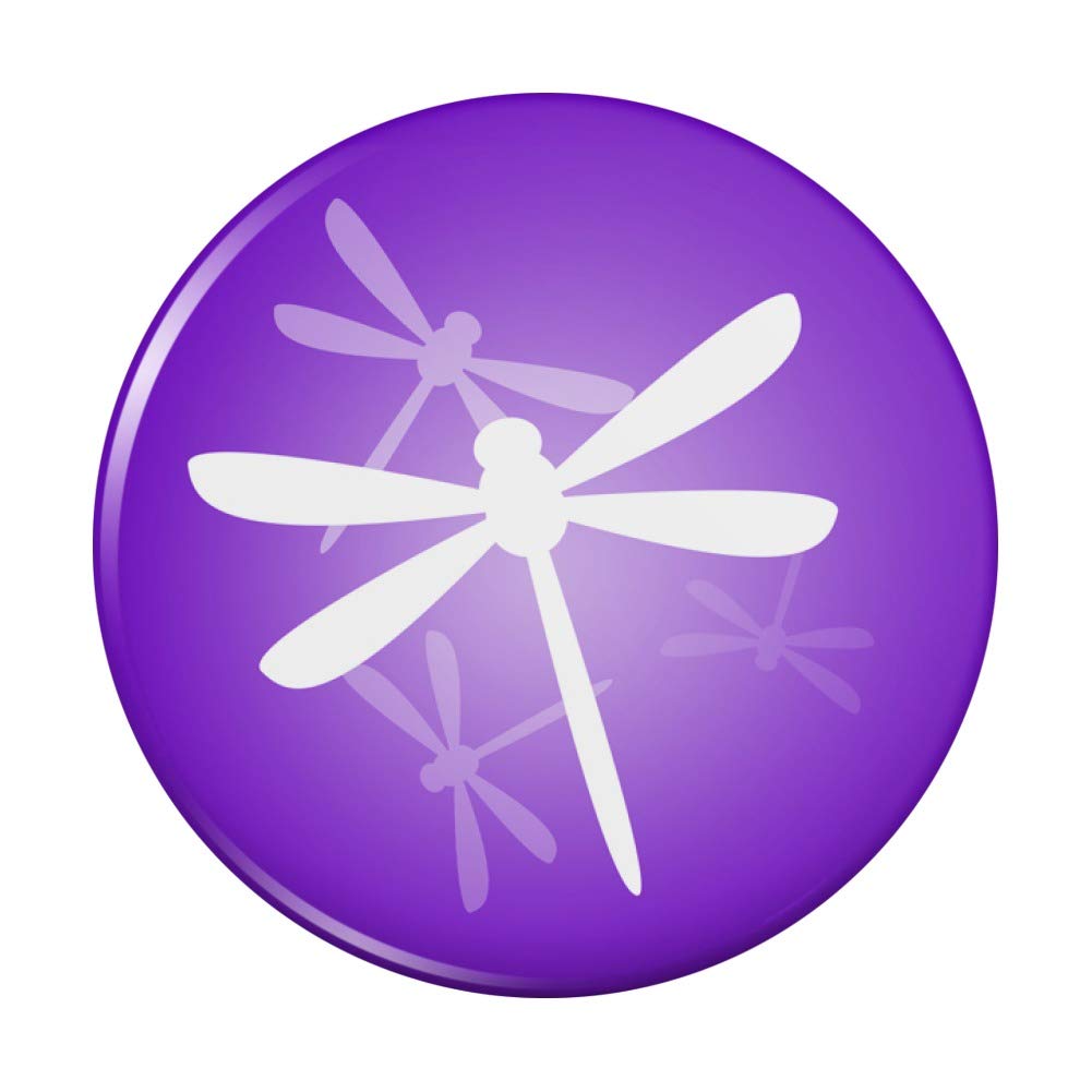 Purple Dragonfly Refrigerator Magnets - Cute Dragonfly Kitchen Magnets for Fridge, Lockers & Whiteboards - Perfect for Home, Office & School Decor