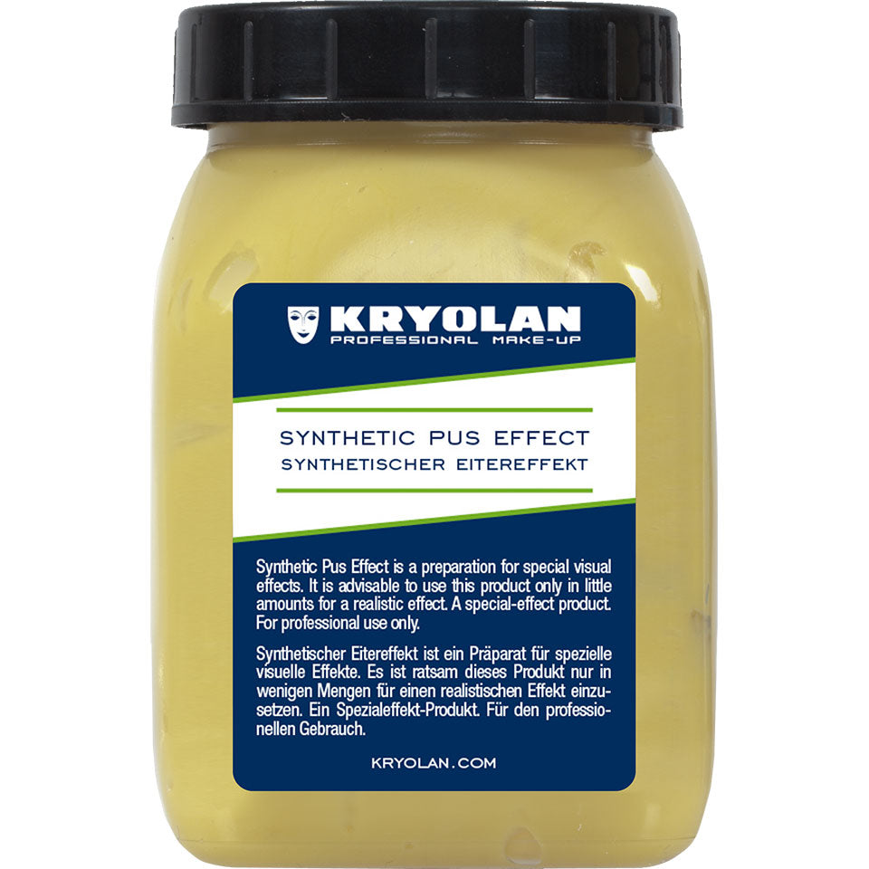 Kryolan Synthetic Pus - Professional Special FX Makeup for Halloween, Cosplay & Theater - High-Quality Fake Wound & Scar Effects for Costumes & Film