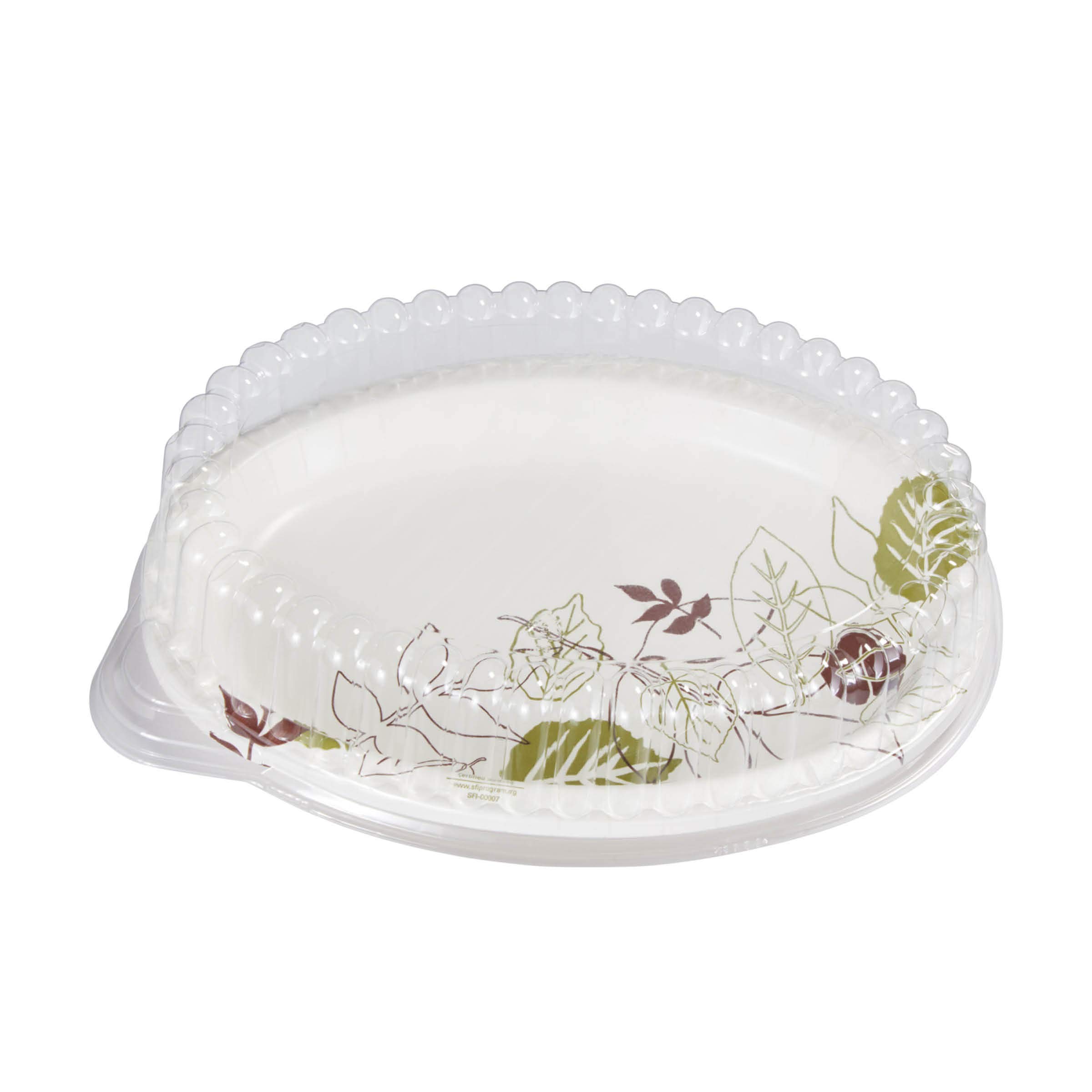GP PRO Dixie Small Clear Plastic Dome Lids for Ultra Platters - 252 Count (4 Packs of 63) - Perfect for Catering, Parties & Food Service - BPA-Free Disposable Lids for Fresh Food Display