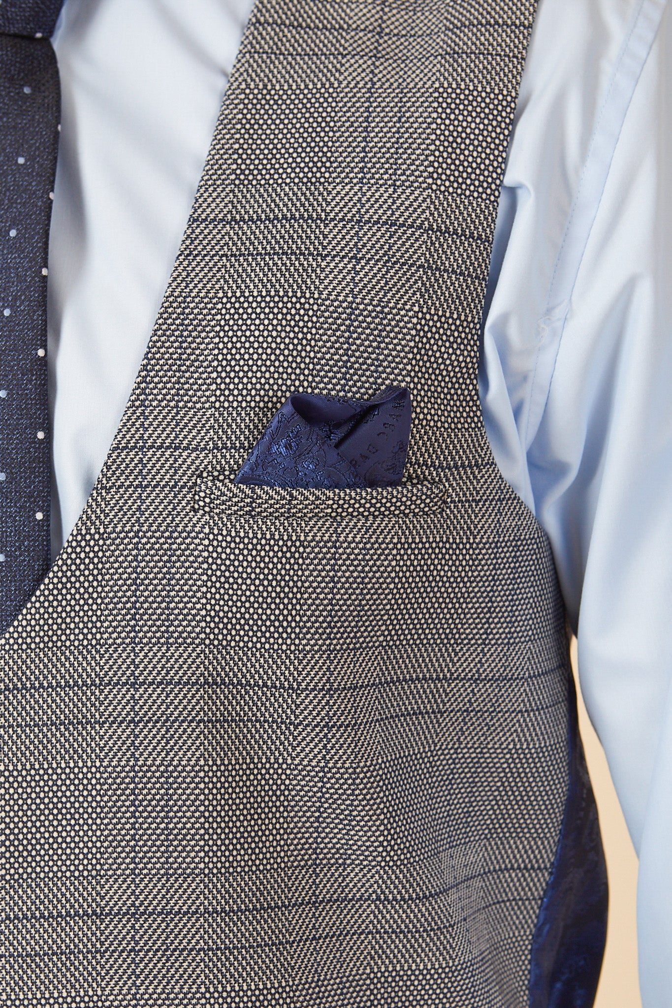 Stylish Grey Check Suit with Single Breasted Waistcoat for Men | Formal Business Attire & Wedding Outfit