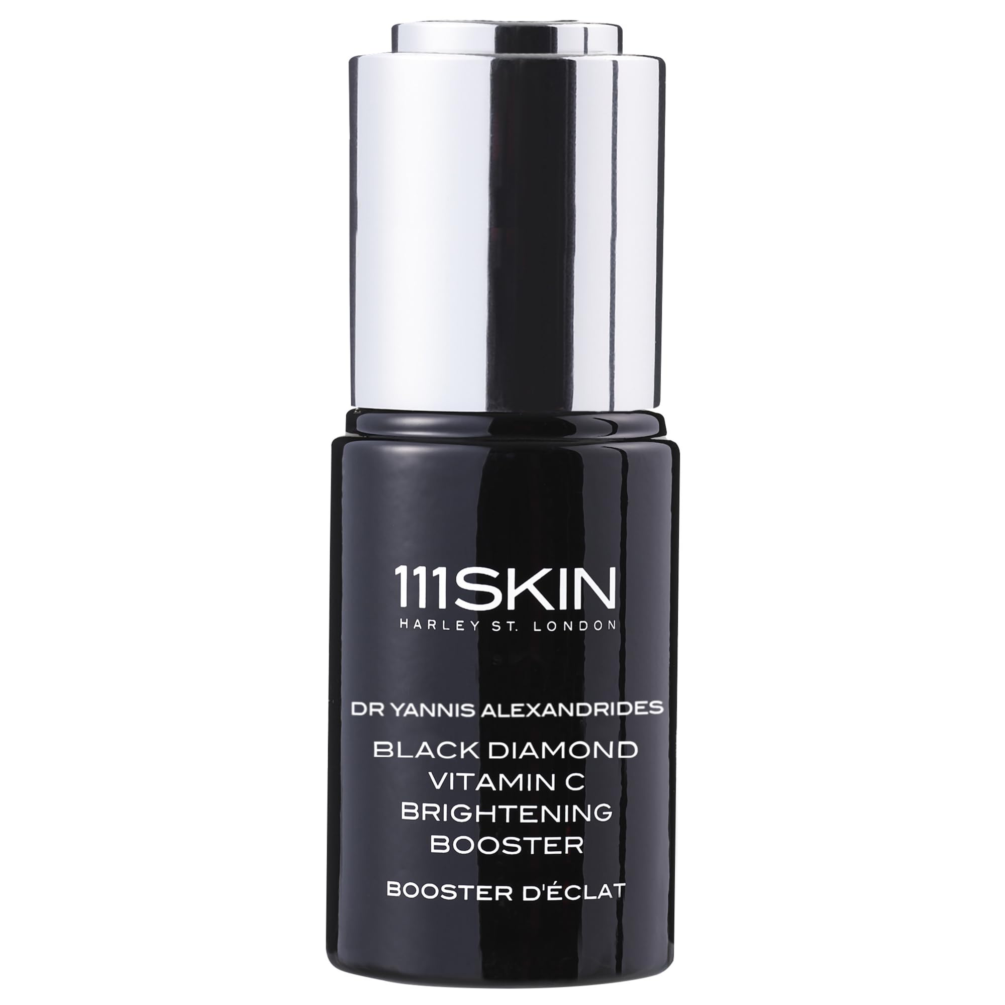 111SKIN Black Diamond Vitamin C Facial Serum - Hydrating Anti-Aging Serum with Hyaluronic Acid & Niacinamide - Reduces Dark Spots & Redness for All Skin Types - 0.68 fl oz - Perfect for Daily Skincare Routine & Nighttime Treatment