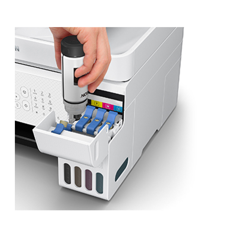 Epson EcoTank L5296 Wireless All-in-One A4 Ink Tank Printer with ADF - High-Yield Printing for Home Office & Small Business | Fax, Scan, Copy & Print Documents