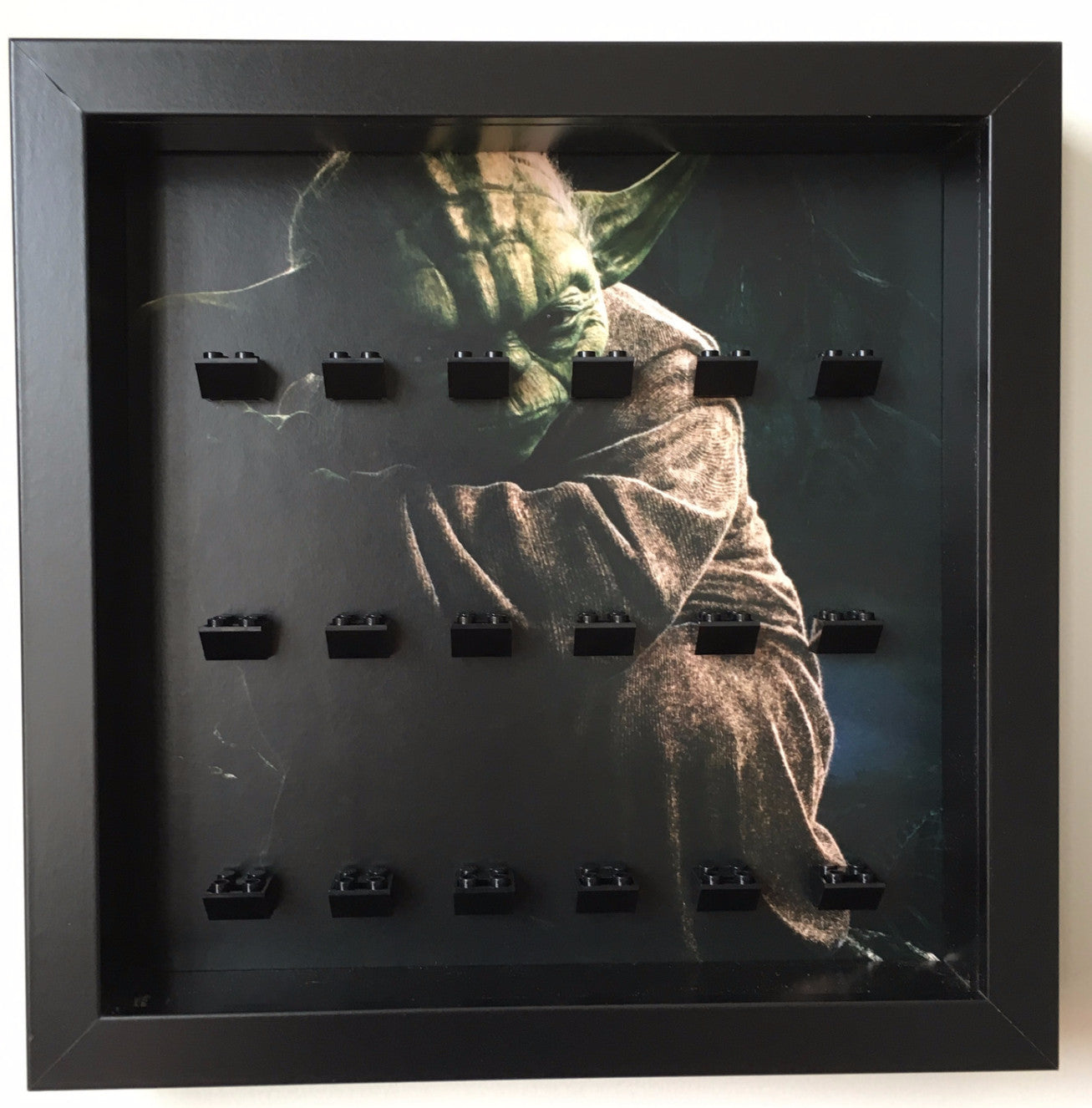 LEGO Star Wars Yoda Minifigure Display Frame - Perfect for Collectors & Home Decor