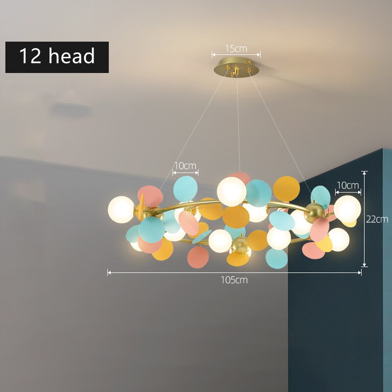 Firefly Chandelier - Elegant Crystal Ceiling Light Fixture for Dining Room & Bedroom | Dimmable LED Lighting for Romantic Ambiance & Home Decor