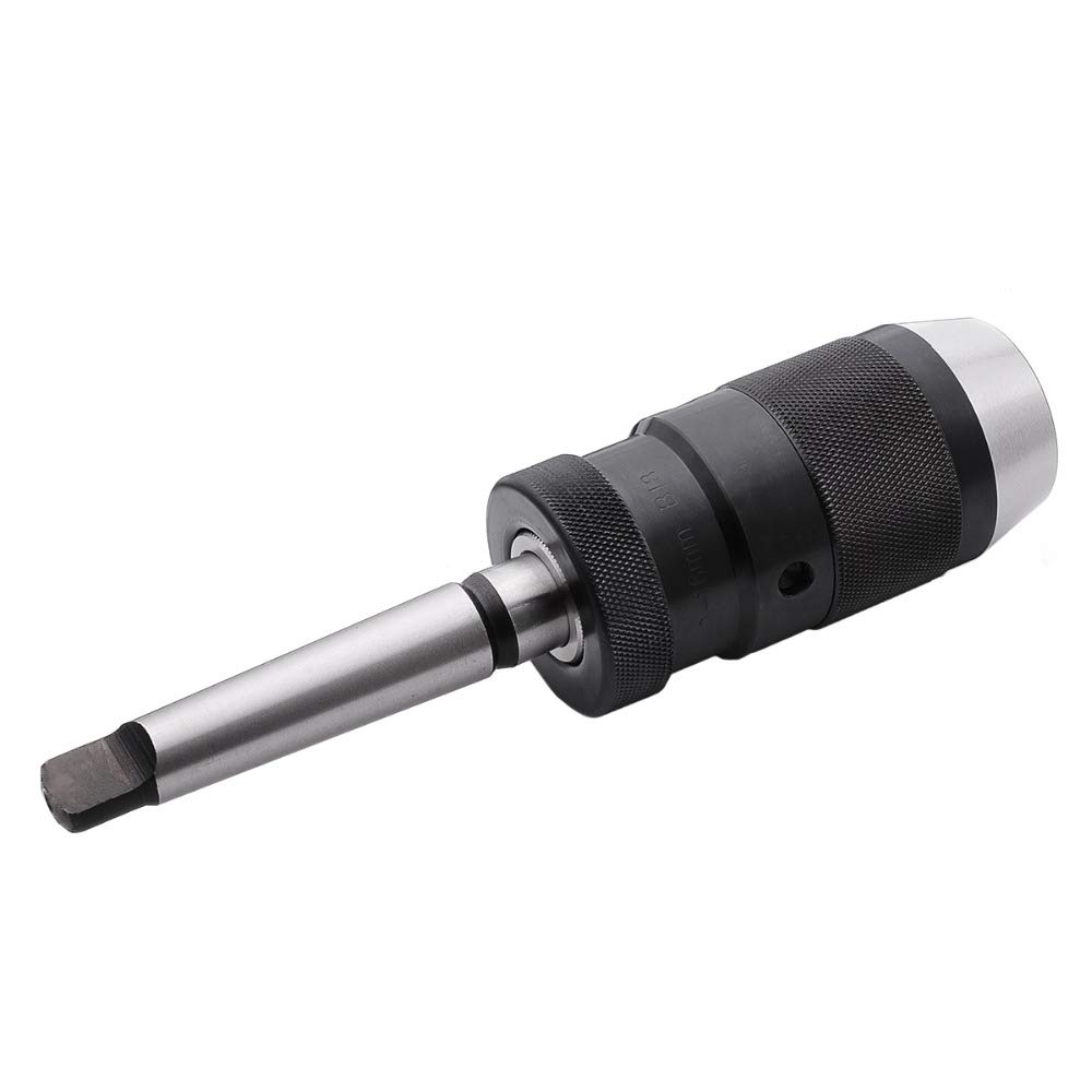 Heavy Duty Keyless Drill Chuck for CNC Lathe & Milling Machine - Self-Tightening Replacement Chuck with Adaptor - Perfect for Metalworking, Woodworking, and Precision Drilling Operations