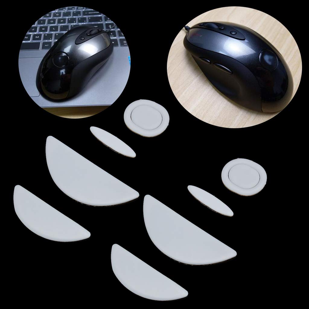 Tiger Gaming Mouse Feet Skates for Logitech MX518 G400 G400S - 2 Sets/Pack - Smooth Glide for Precision Gaming & Office Use