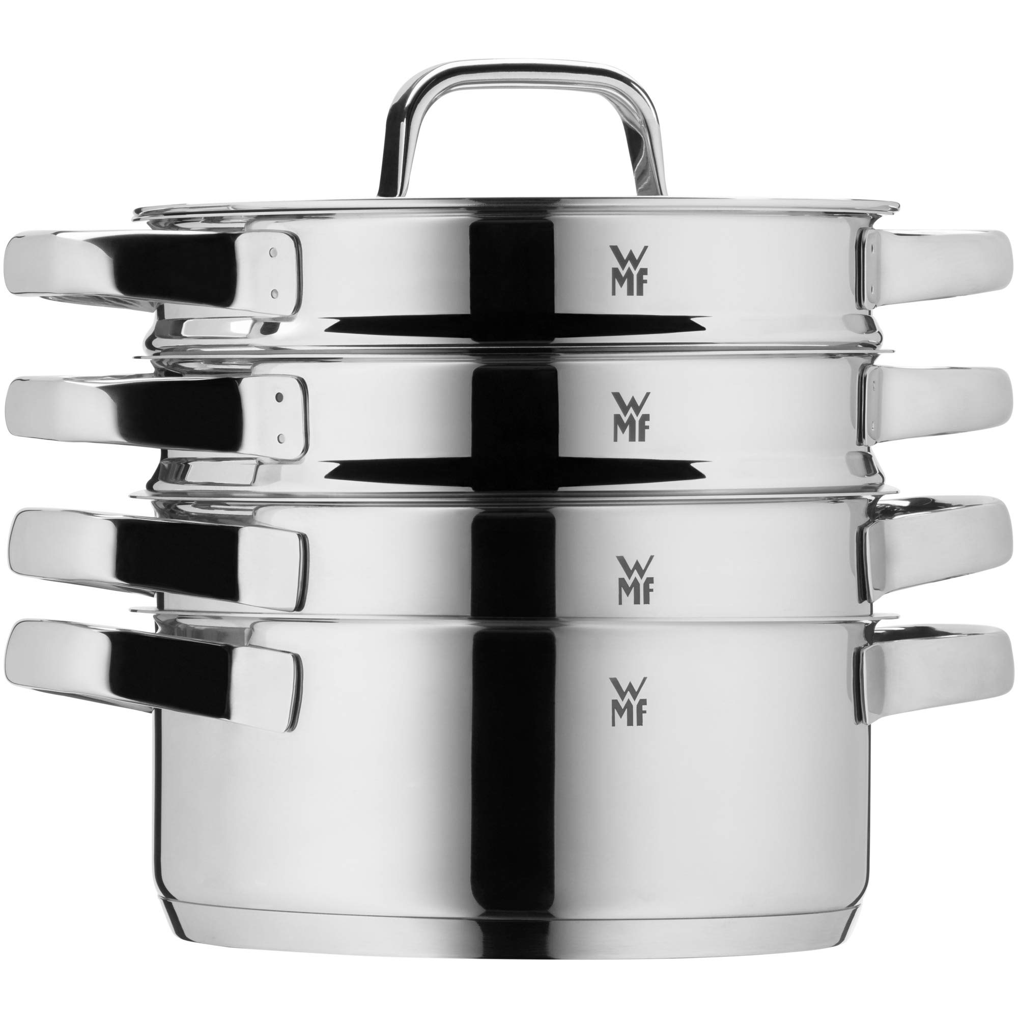 WMF 16cm Stainless Steel Mixing Bowl & Water Bath - 18/10 Cromargan Rustproof, Dishwasher & Oven Safe, Acid-Resistant for Baking, Cooking & Food Prep - Perfect for Home Kitchen & Professional Use