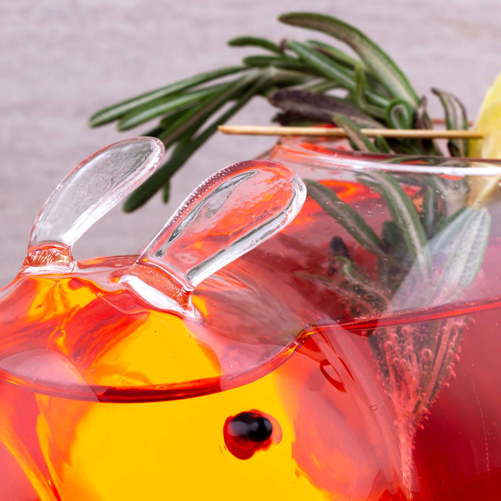 BarConic® Bunny Glass - 16 oz Clear Drinking Glass for Easter, Spring Decor, and Party Favors - Perfect for Juice, Cocktails, and Home Decor