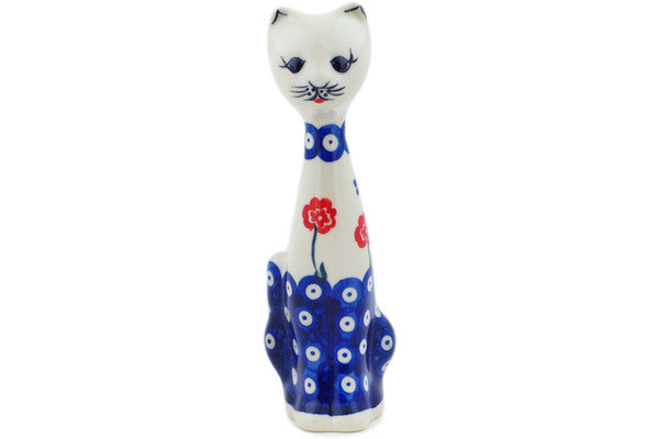 10 Elegant Blue-Eyed Cat Figurines - Perfect for Home Decor, Gift Giving & Spring Collection Displays