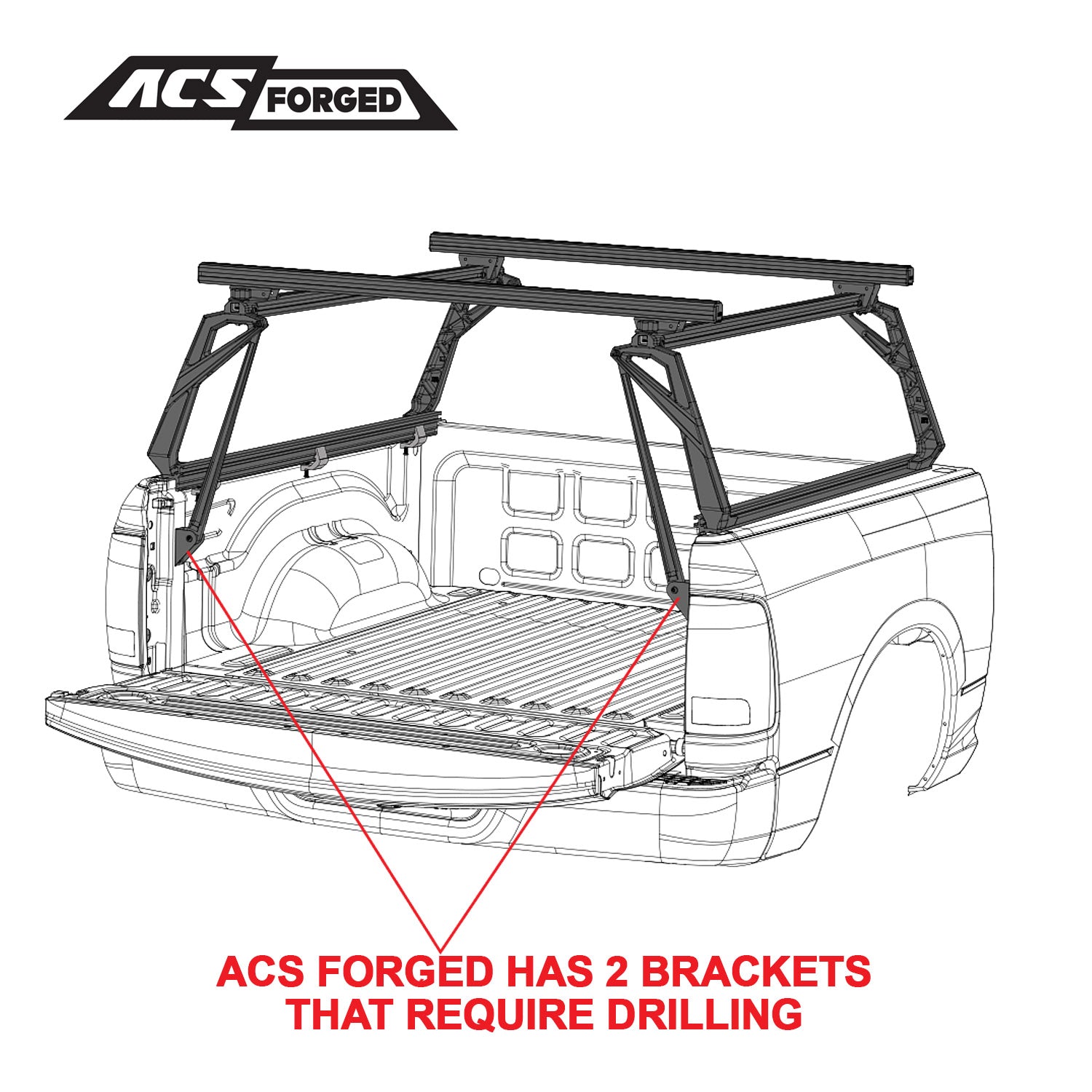 ACS Forged Wheels for 2005-2021 Nissan Frontier 5'0 Bed - Premium Alloy Rims for Off-Road & Street Performance - Perfect for Truck Upgrades & Custom Builds
