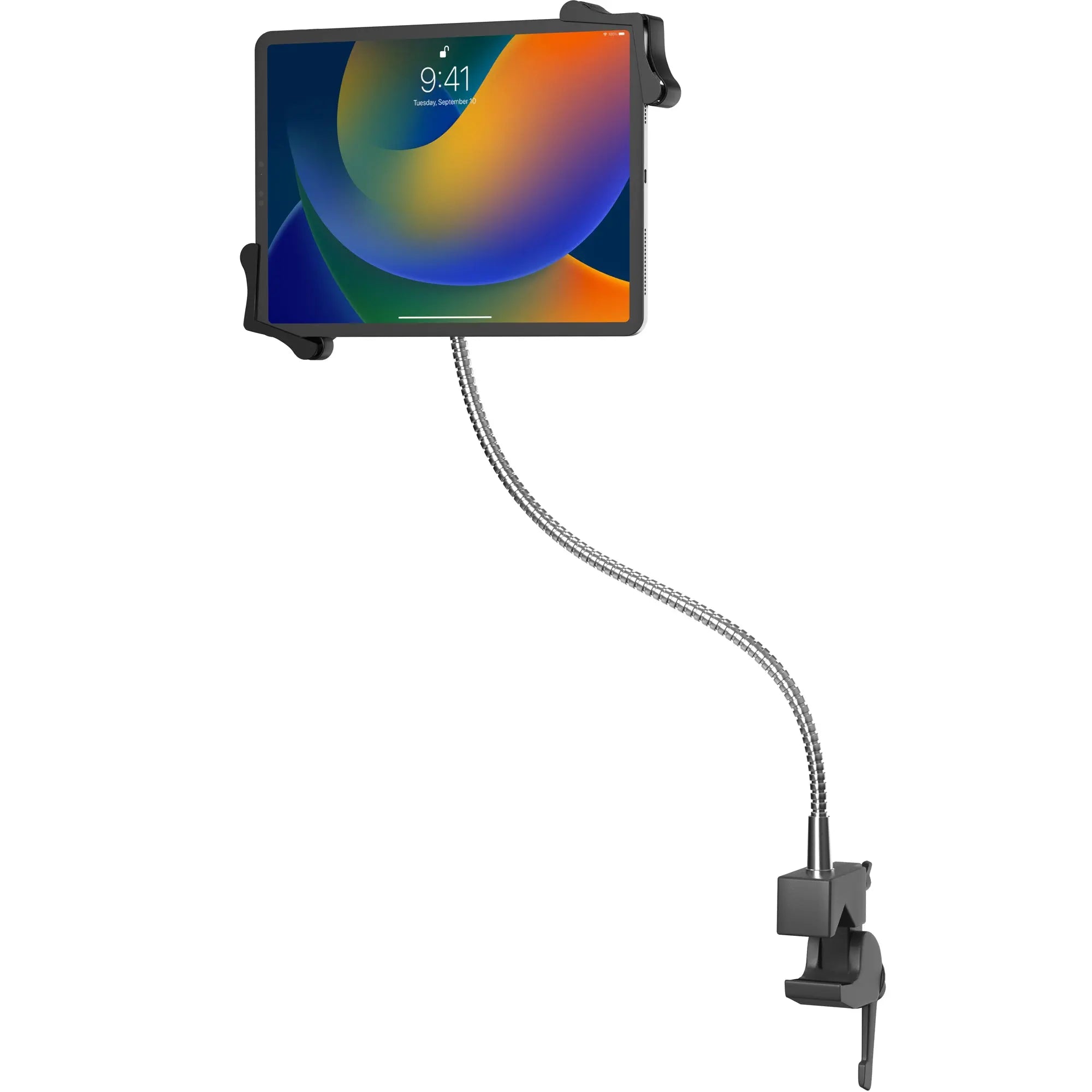 Heavy Duty Non-Security Gooseneck Clamp Stand - Adjustable Microphone Boom Arm for Studio, Podcasting, and Live Streaming