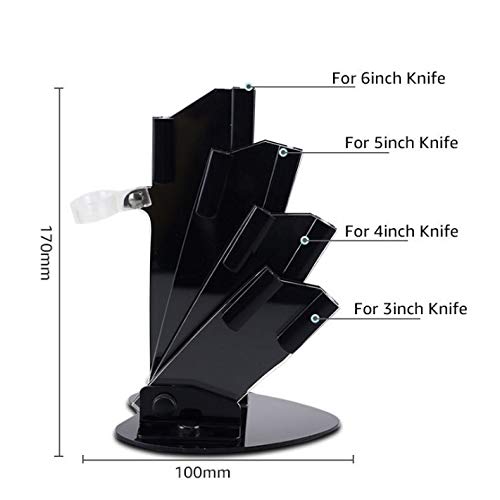 Premium 5-Piece Ceramic Knife Set with Acrylic Stand & Fruit Peeler - Ultra Sharp Kitchen Cutlery for Slicing, Dicing & Food Prep - Perfect for Home Chefs & Professional Kitchens