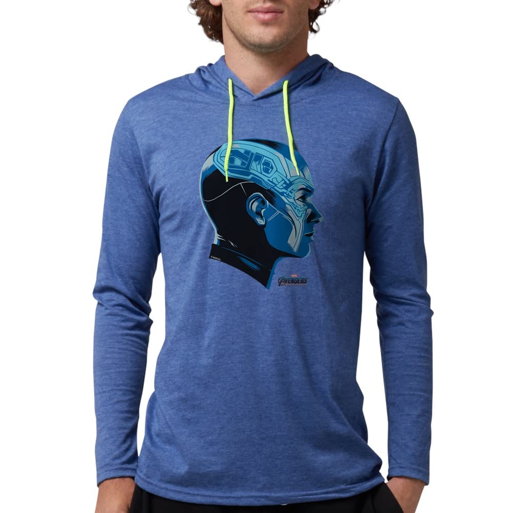 Nebula Print Men's Hooded Shirt - Soft Cotton Hoodie for Casual Wear & Outdoor Activities