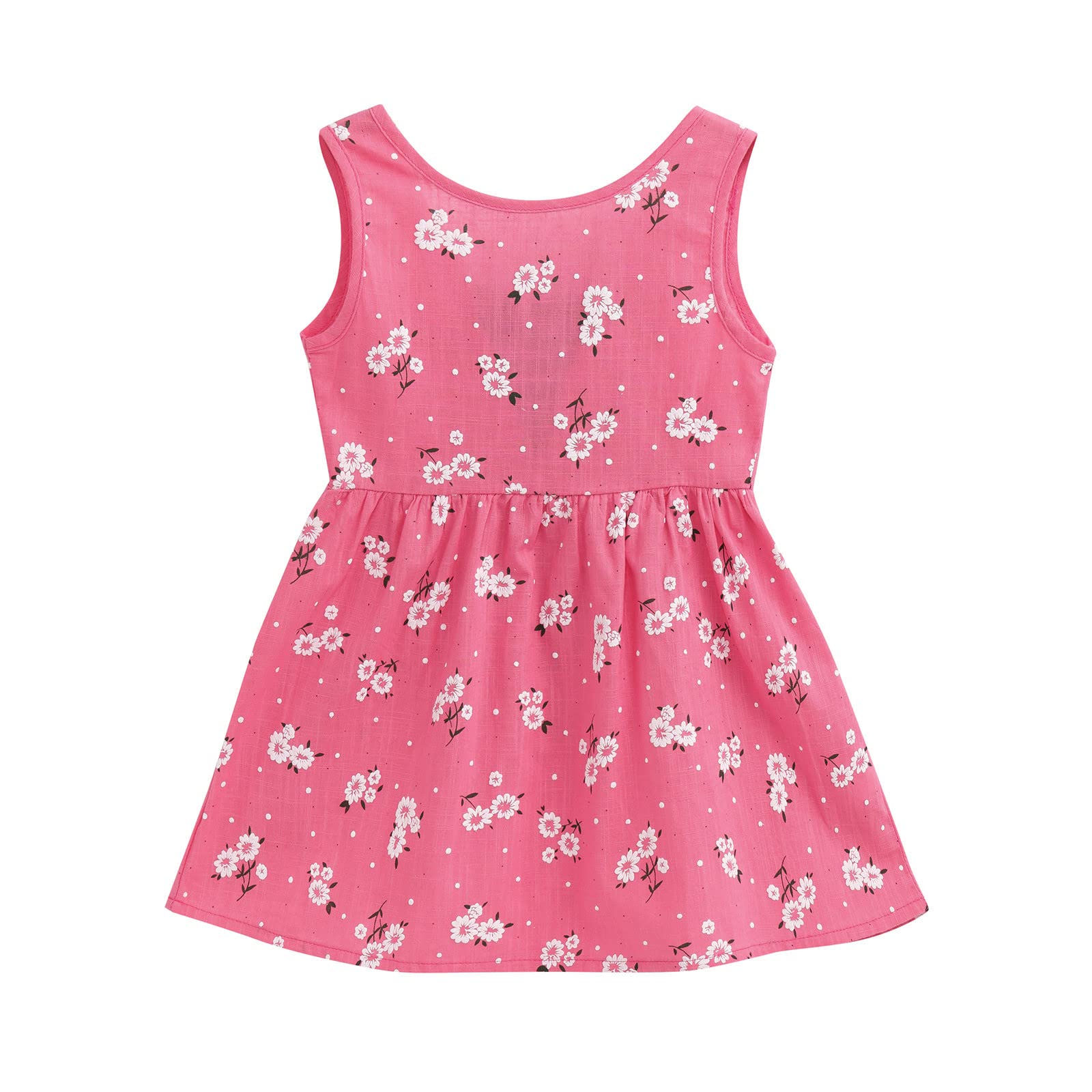 Baby Girls Short Sleeve Princess Dress with Skirt - Strawberry Print Sleeveless Bodysuit for Toddlers | Perfect for Birthday Parties, Photo Shoots & Summer Outfits