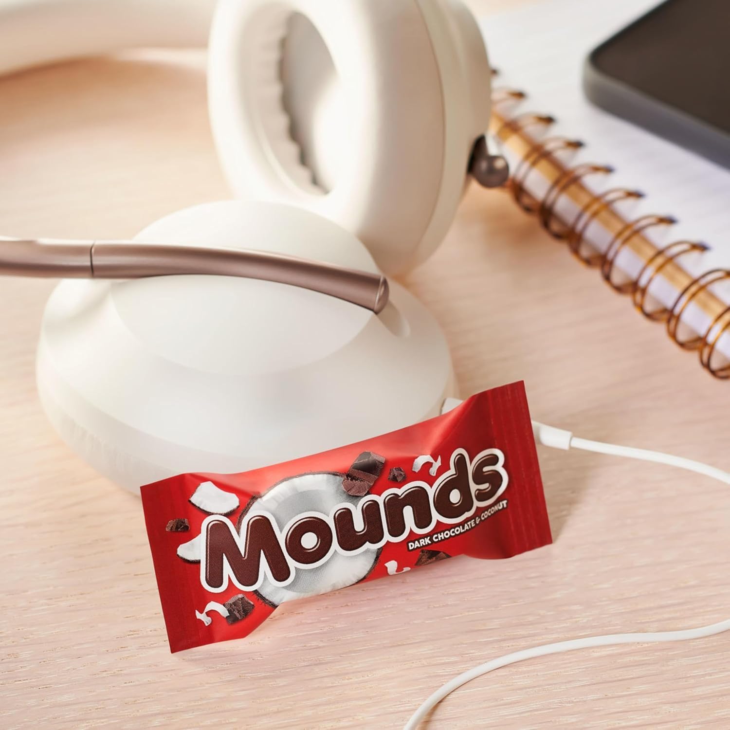 Mounds Dark Chocolate Coconut Candy Bars - Individually Wrapped Bulk Pack (1 Pound) - Perfect for Halloween, Christmas Gifts, Party Favors & Office Snacks - Vegan & Gluten Free Treats for Sharing
