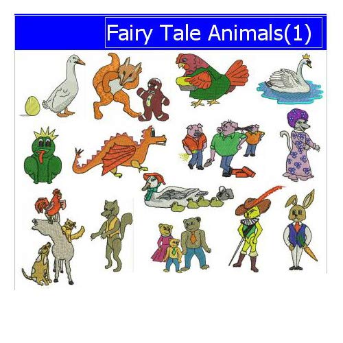 Fairy Tale Animals Machine Embroidery Designs Bundle - 100+ Unique Digital Patterns for Embroidery Machines - Instant USB Download - Perfect for Baby Clothes, Quilts & Home Decor