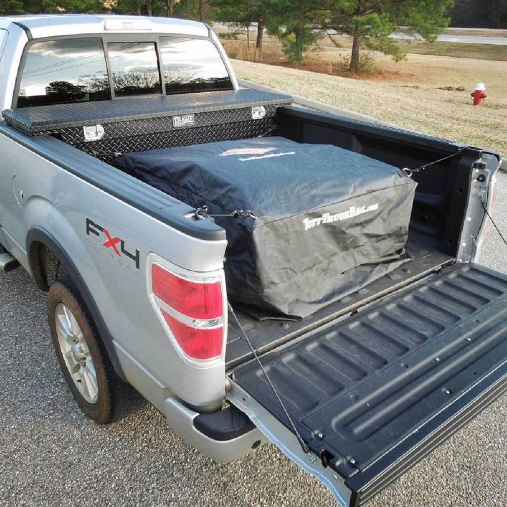 Durable Black Waterproof Truck Bag - Heavy Duty Tuff Storage Organizer for Pickup, SUV & Off-Road Adventures