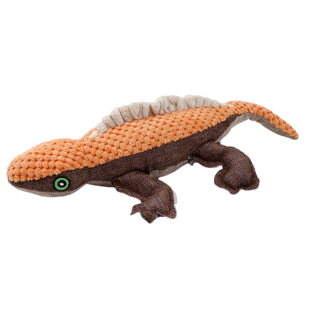 Balacoo Durable Squeaky Dog Chew Toy - Indestructible Plush Lizard for Aggressive Chewers, Teeth Cleaning Interactive Toy for Small, Medium & Large Dogs - Perfect for Playtime, Training & Dental Health