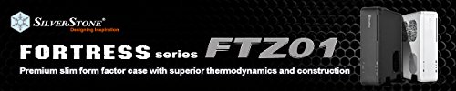 Silverstone SST-FTZ01S Premium Mini-ITX PC Gaming Case - Compact Aluminum Chassis for High Performance Gaming Rigs | Perfect for Small Space Setups & Home Office Battlestations