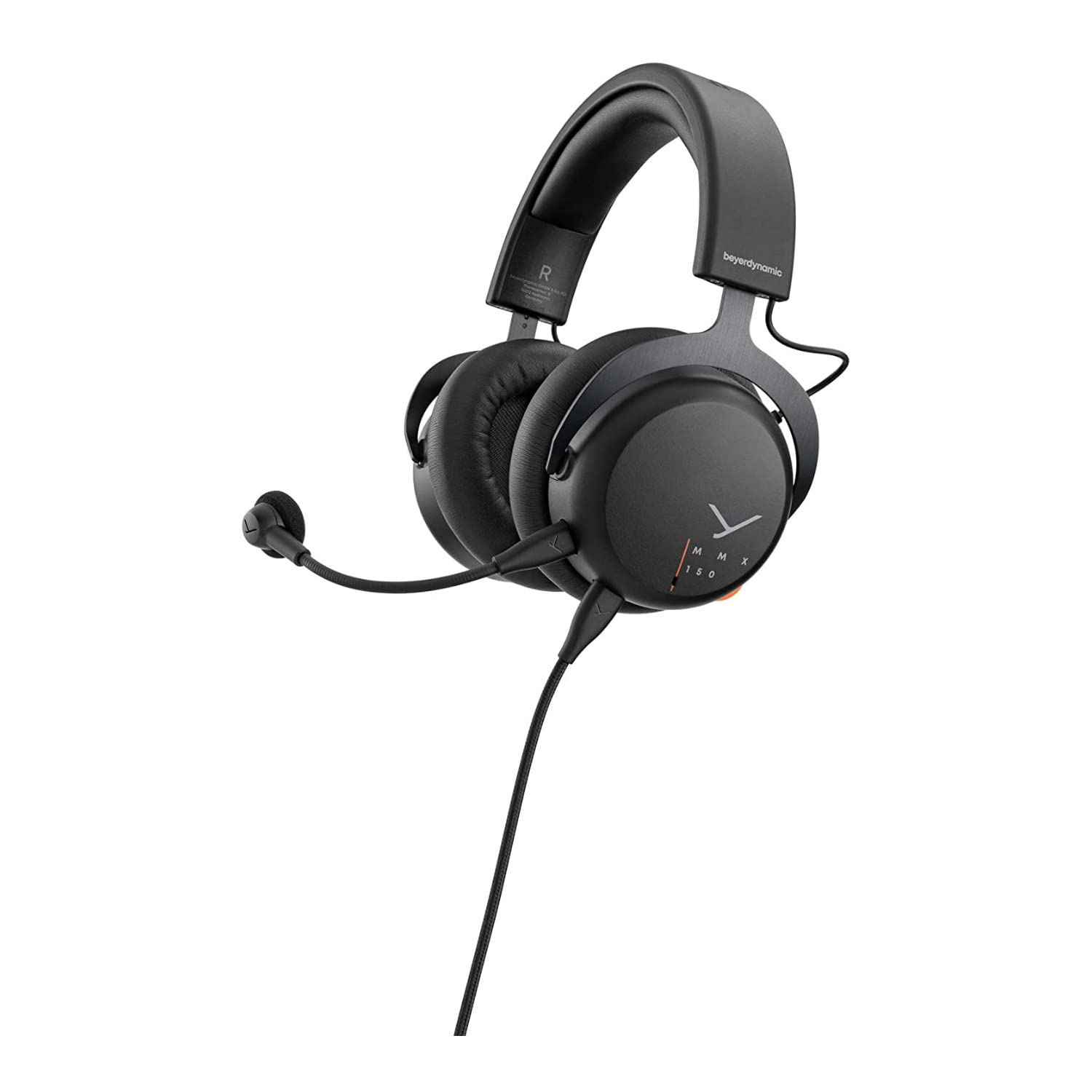 Beyerdynamic MMX 150 Gaming Headset with Headphone Stand & Cable Organizer - Premium Black PC Headphones for Streaming, Esports & Online Gaming