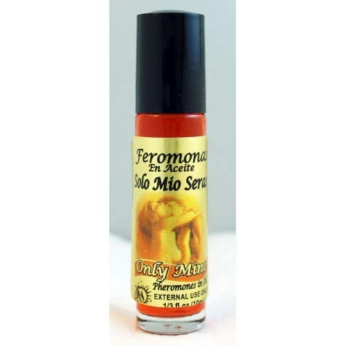 3 Pack ONLY Mine HER / Solo MIO SERAS Pheromone Roll-On Oil - 1/3 oz (10ml) Each - Enhance Attraction & Confidence - Perfect for Dates, Parties & Romantic Nights