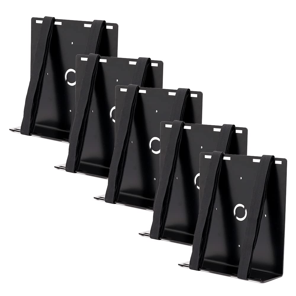 Universal PC Mount - UNVM 300 (5 Pack) | 10x3x10 inches | Wall, CPU & UPS Mounting Bracket | Heavy Duty Steel | Made in USA | Oeveo | Perfect for Office, Server Room & Home Computer Setup