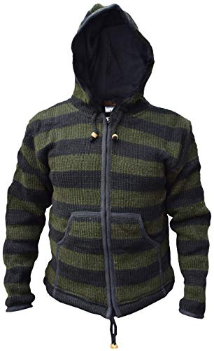 Green Black Stripy