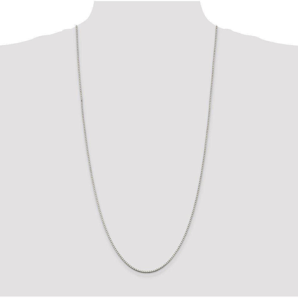 925 Sterling Silver 1.75mm Box Chain Necklace for Women & Men - Durable Lobster Clasp Jewelry Gift for Anniversary, Birthday & Everyday Wear