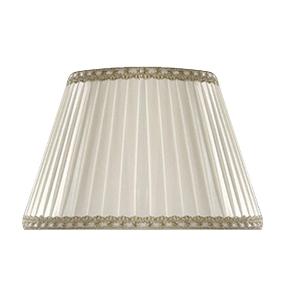 ADSE Pleated Fabric Lampshade - 36cm E27 Screw Base for Table Lamps, Floor Lamps, Wall Lights & Chandeliers | Perfect for Living Room, Bedroom & Dining Room Lighting Decor