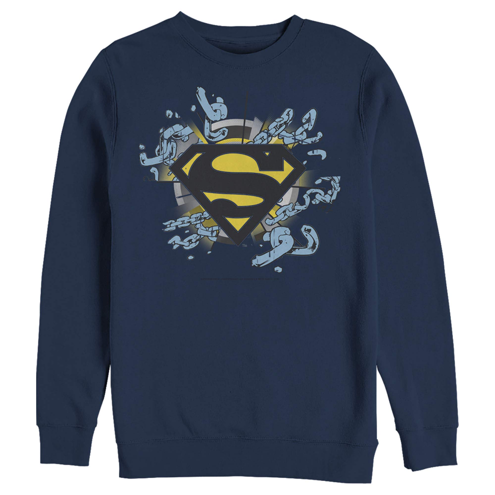 Men's Superman Logo Sweatshirt - Casual Superhero Style