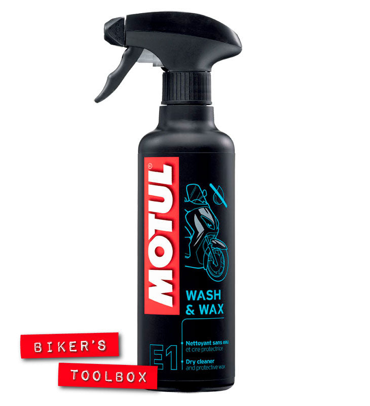 Motul Waterless Car Wash & Wax - Eco-Friendly No Rinse Formula for Quick Cleaning & Shine - Perfect for On-the-Go Detailing & Water Conservation