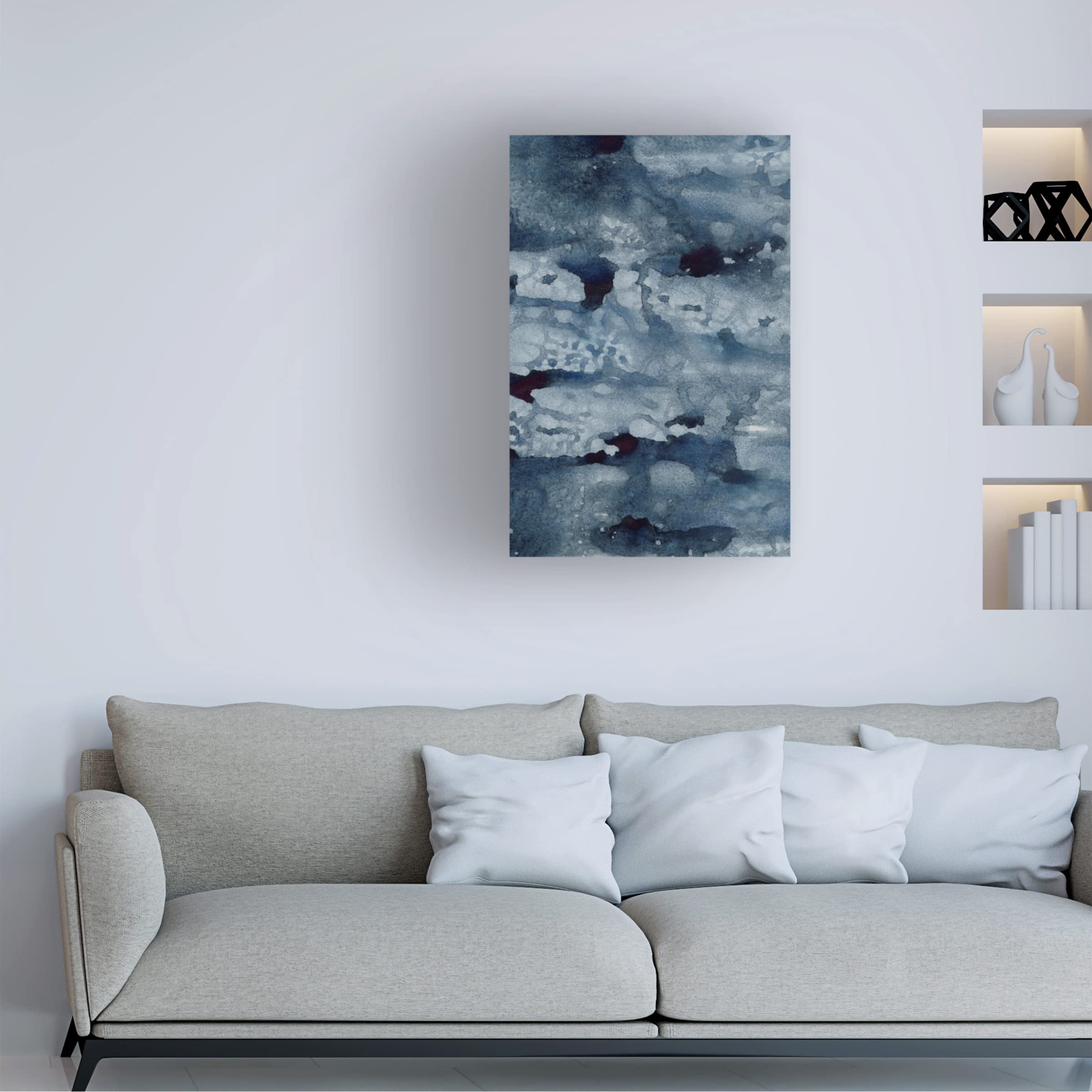 Vanessa Binder 'Spindrift II' Canvas Wall Art Print - Modern Coastal Home Decor for Living Room, Bedroom & Office - Trademark Fine Art Collection
