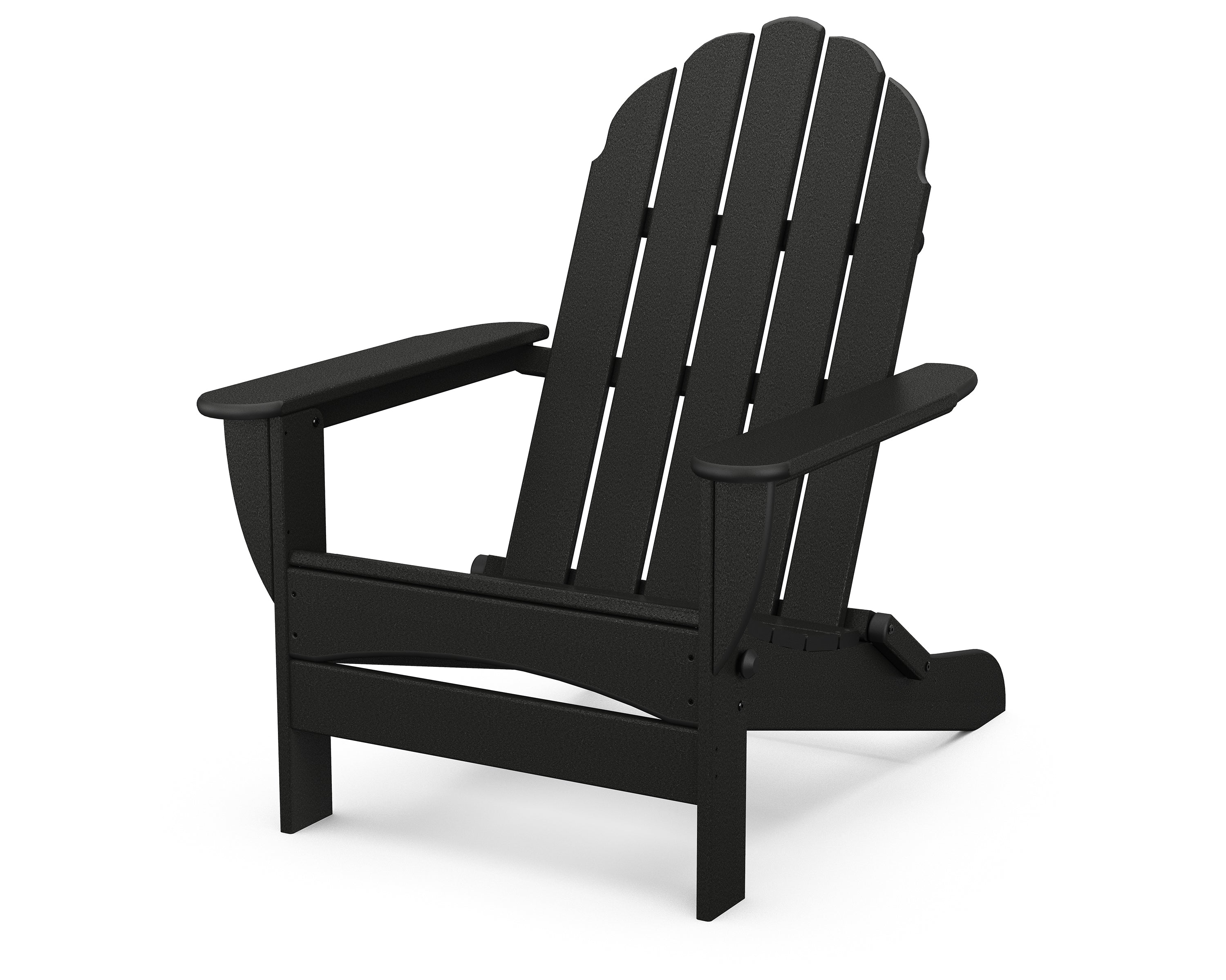 POLYWOOD Classic Oversized Folding Adirondack Chair - Durable Outdoor Furniture for Patio, Poolside & Garden - Weather-Resistant Recycled Plastic Material - Comfortable Lounge Seating for Backyard, Deck & Porch