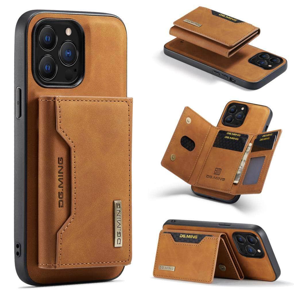 iPhone 15 Magnetic Wallet Case with Split Body Design - Slim Protective Cover for Cards & Cash | Perfect for Everyday Use, Travel and Hands-Free Convenience