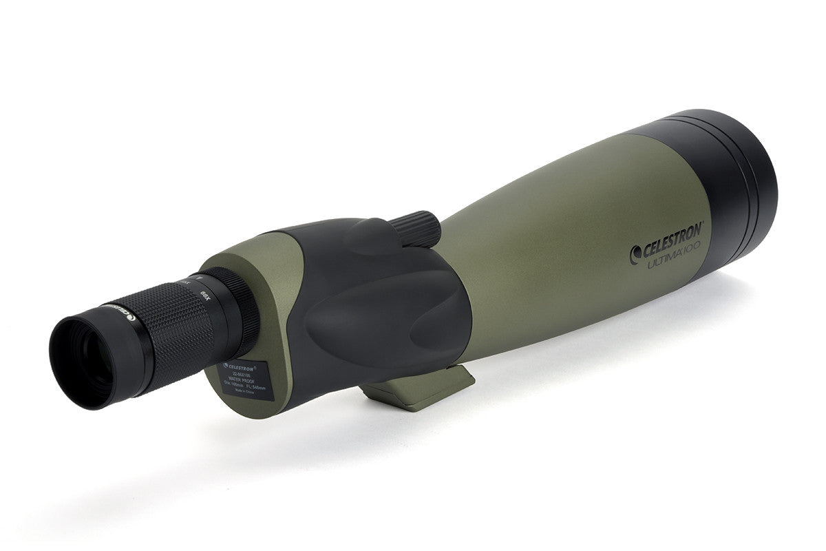 Ultima 22 66x100mm Straight Zoom Spotting Scope - High Power Magnification for Bird Watching, Hunting & Outdoor Adventures
