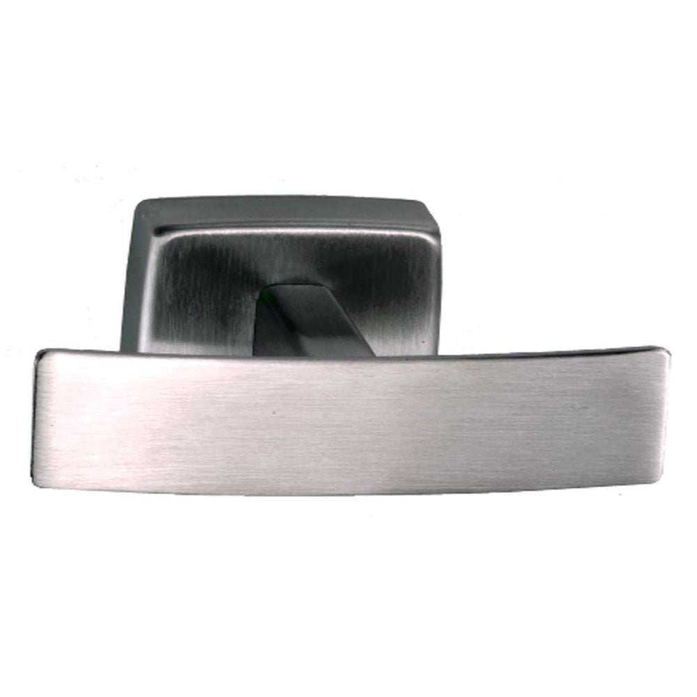 Bobrick B67 ClassicSeries Double Surface Mounted Robe Hook - Durable Stainless Steel Bathroom Hook for Towels, Robes & Clothes - Perfect for Home, Gym, Spa & Hotel Use