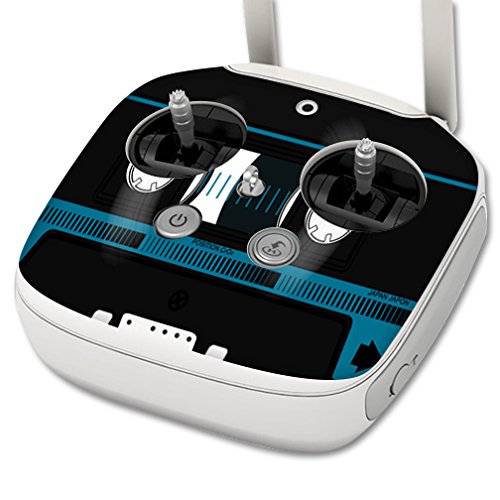 DJI Phantom 3 Professional Drone Skin Wrap - Customizable Controller & Quadcopter Sticker Decals - Retro Cassette Tape Design for Enhanced Grip & Protection - Perfect for Aerial Photography & Outdoor Adventures