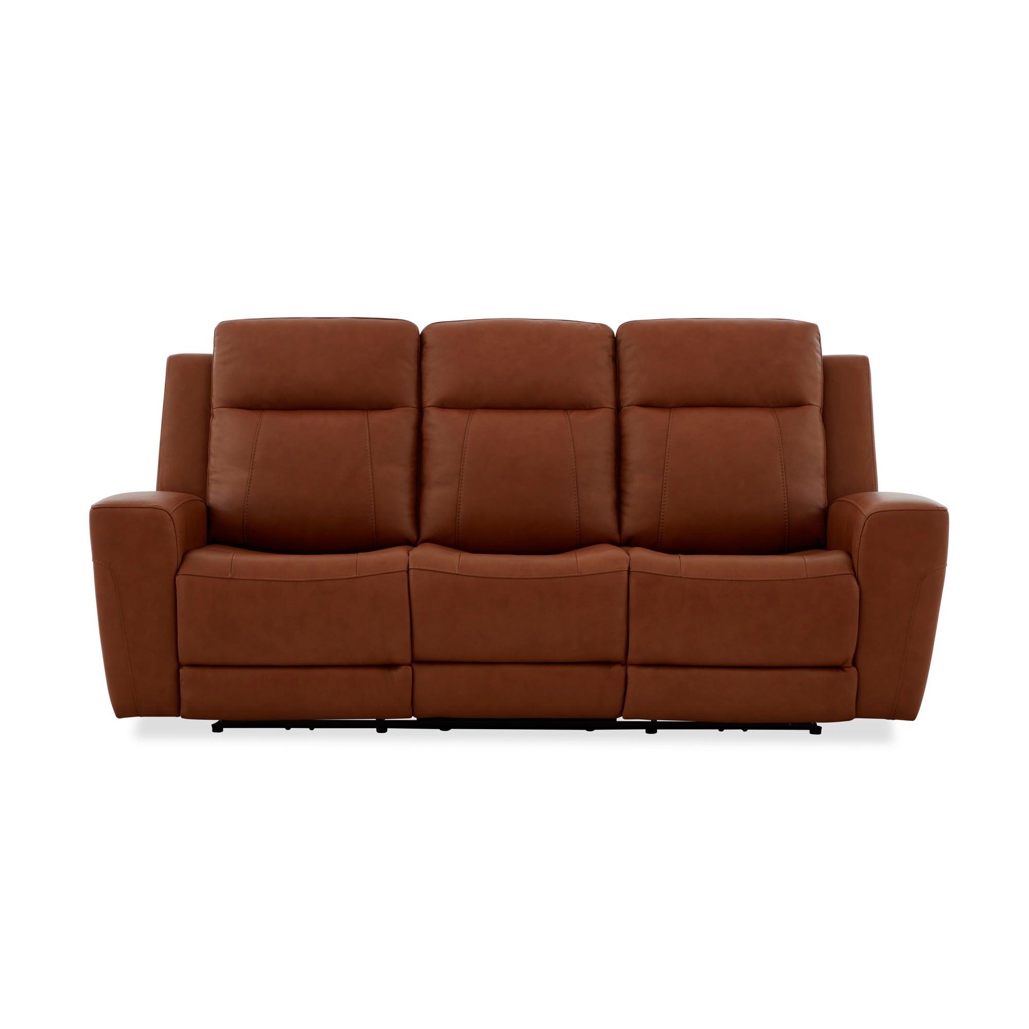 Gavin Dual Power Reclining Sofa - Electric Recliner with USB Charging & Cup Holders - Perfect for Living Room, Home Theater & Family Relaxation