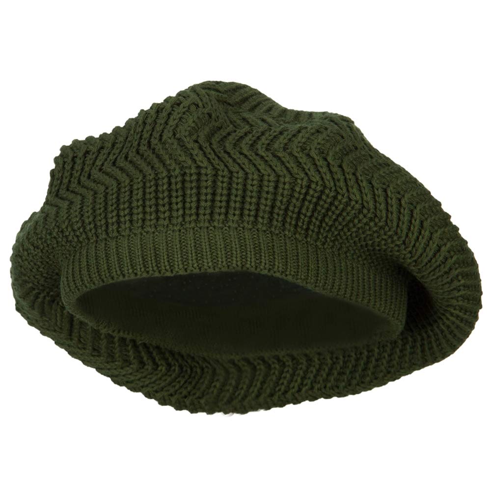Rasta Tam Beret Hat - 100% Cotton Reggae Style Slouchy Beret for Men & Women - Perfect for Music Festivals, Rasta Parties & Casual Wear