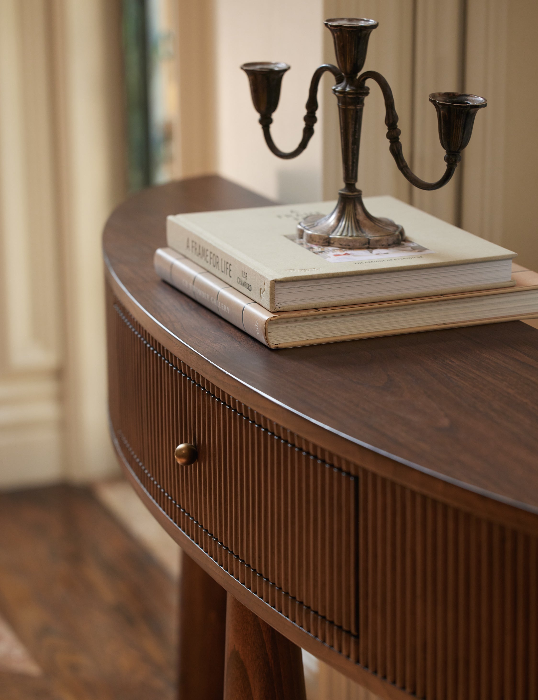 Modern Fletcher Console Table - Entryway Sofa Table with Storage Shelf | Perfect for Hallway, Living Room & Bedroom Decor