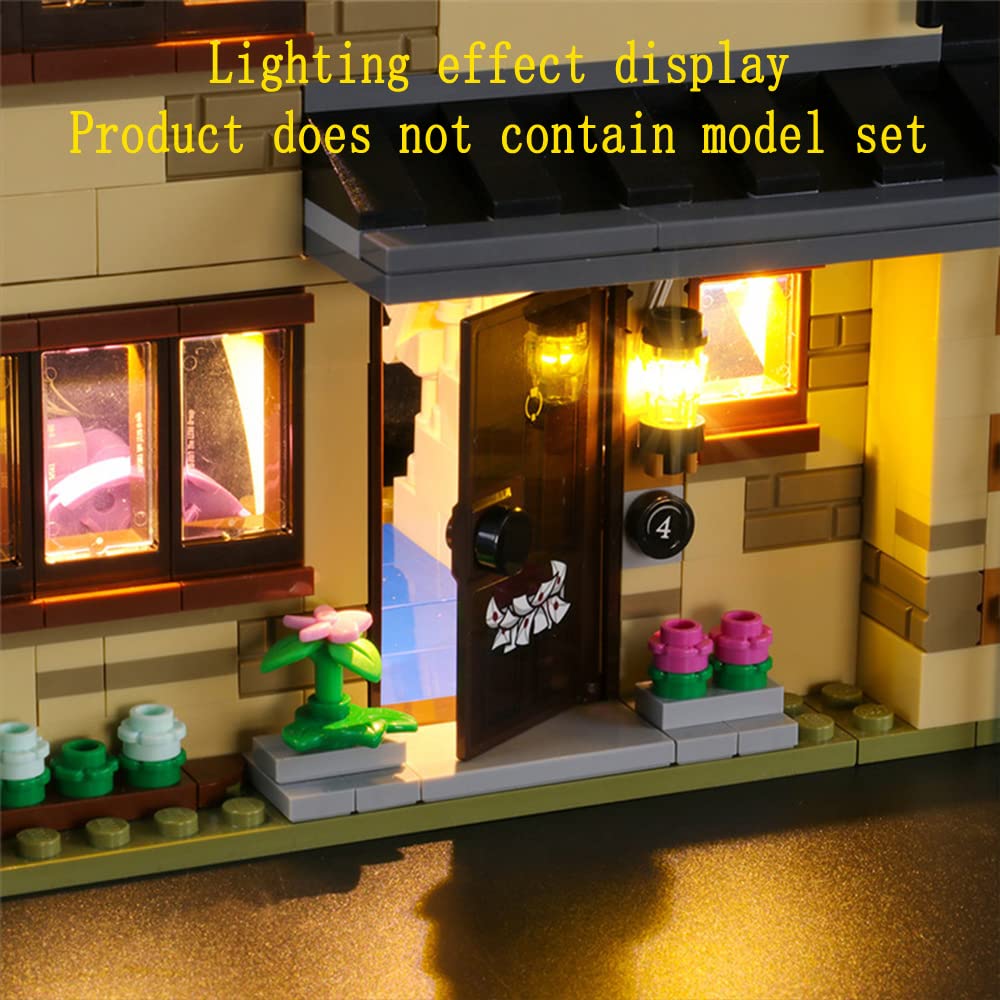 GEAMENT LED Light Kit for Lego Harry Potter 4 Privet Drive 75968 - Compatible with Harry Potter Building Blocks (Model Not Included) - Perfect for Room Decor, Gift Giving, and Display Enhancement