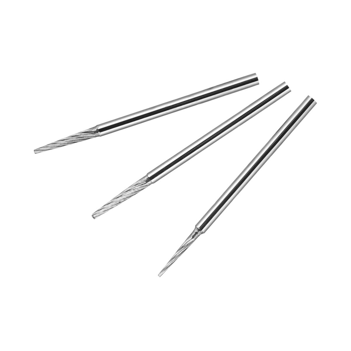 Hemoton 3-Piece Diamond Drill Bit Set - Carbide Rotary Grinding Burrs for Engraving, Carving & Tile Drilling | Perfect for DIY Crafts, Jewelry Making & Home Renovation Projects