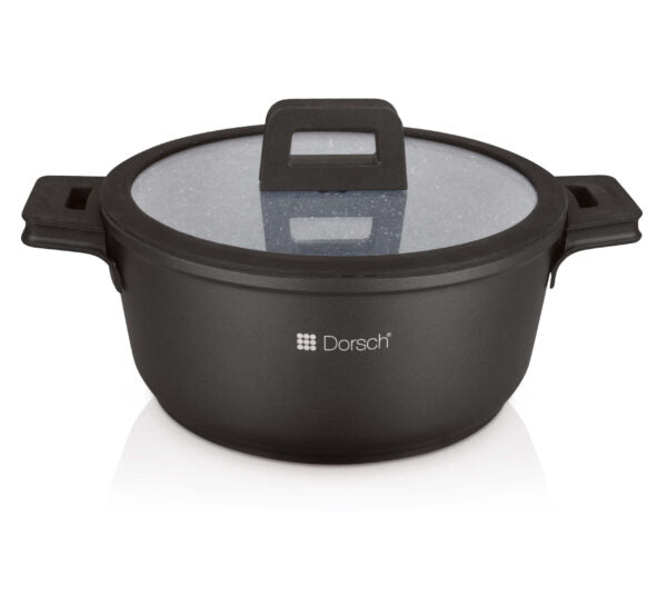 Premium Dorsch Casserole Pot 32cm (9.2L) – Heavy Duty Cast Iron Dutch Oven for Baking, Stewing & Slow Cooking – Perfect for Soups, Roasts & Family Meals