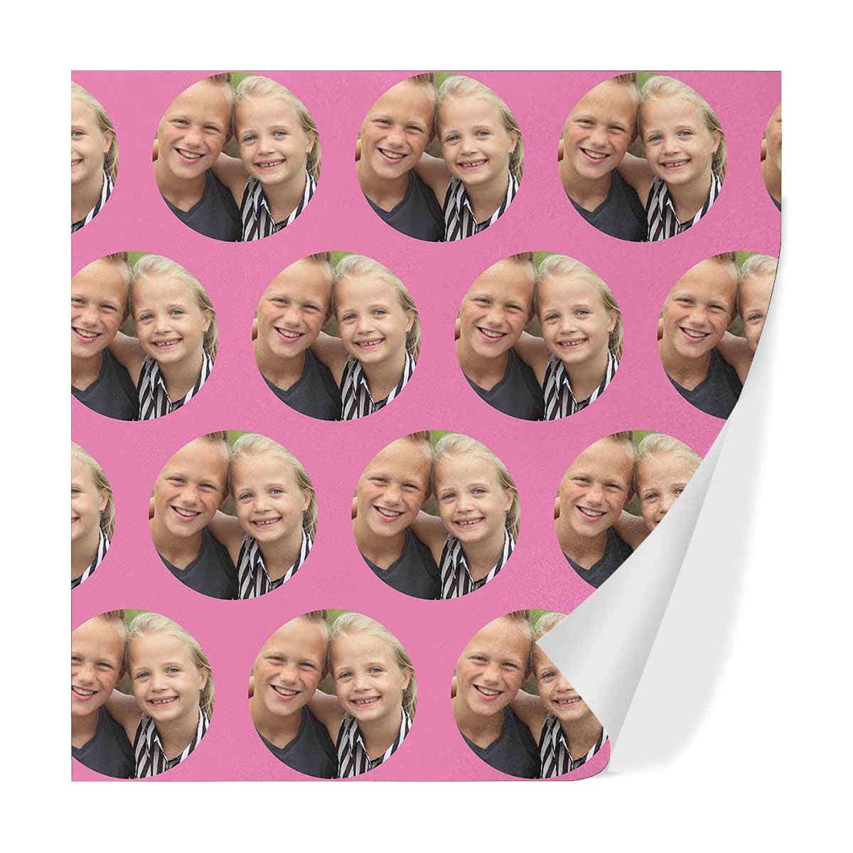 Personalized Photo Wrapping Paper - Custom Face Gift Wrap for Weddings, Graduation, Anniversaries & Special Occasions (5 Rolls, 58x23 Inches) - Perfect for Birthday Gifts, Holiday Presents & Party Decorations