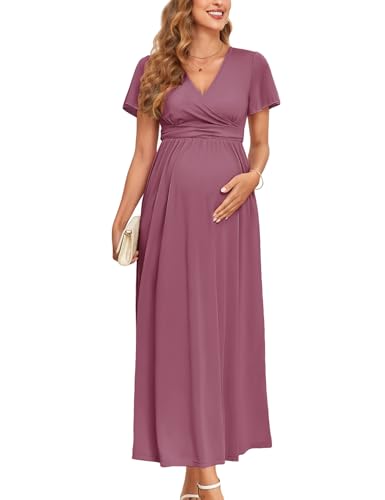 1. Ruffle Sleeve, Light Plum