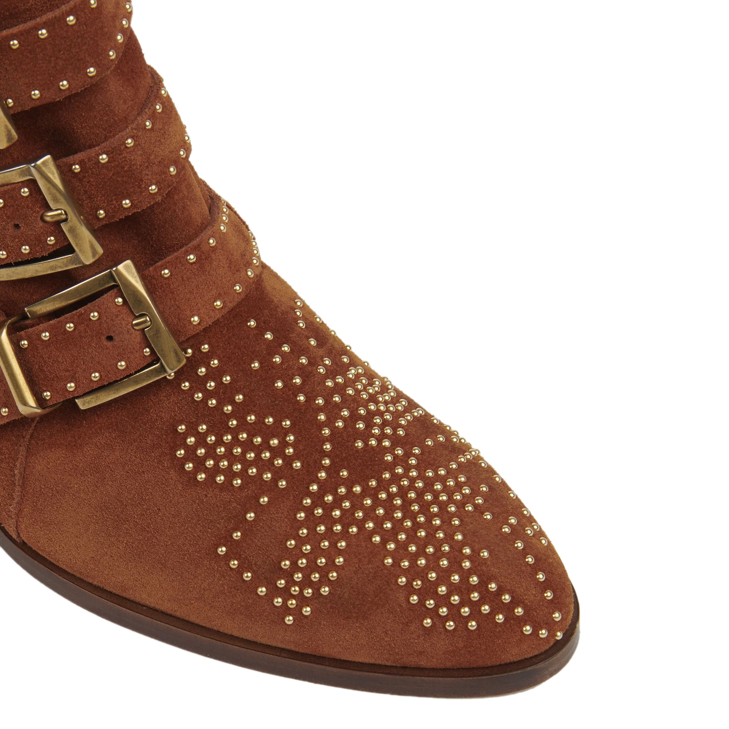 Susanna Women's Low Boots - Comfortable Ankle Booties in Ochre Brown | Casual & Dressy Fall & Winter Shoes for Women | Perfect for Work, Date Night & Everyday Wear